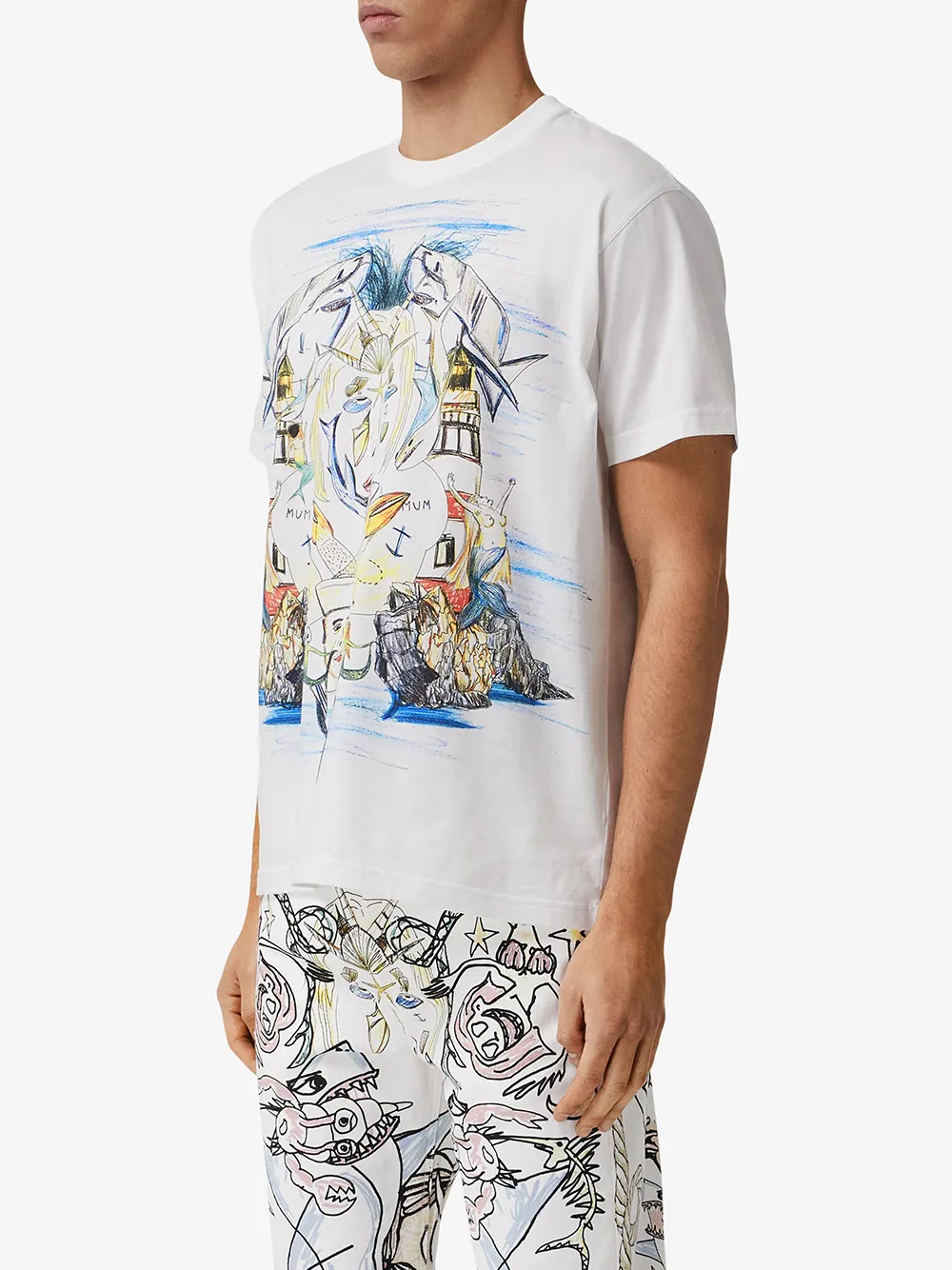 фото Burberry футболка с принтом