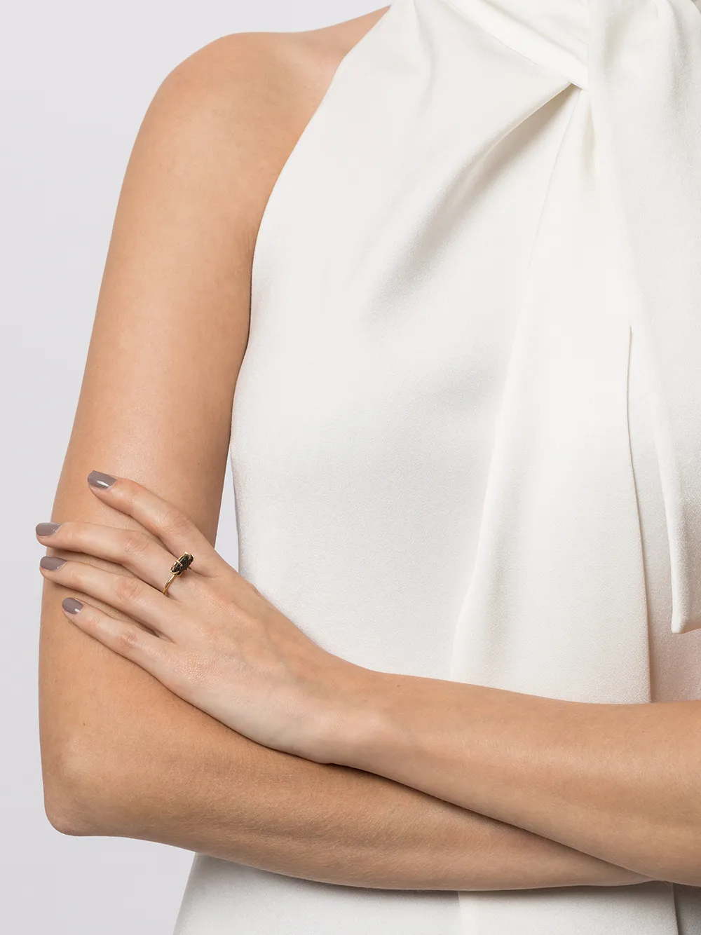 фото Dalila barkache кольцо из желтого золота с бриллиантами