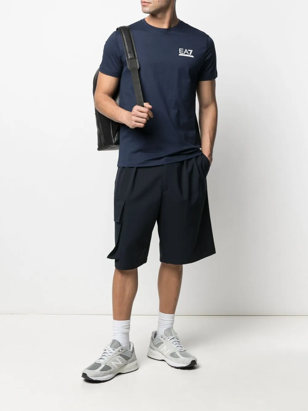 фото Ea7 emporio armani футболка с логотипом