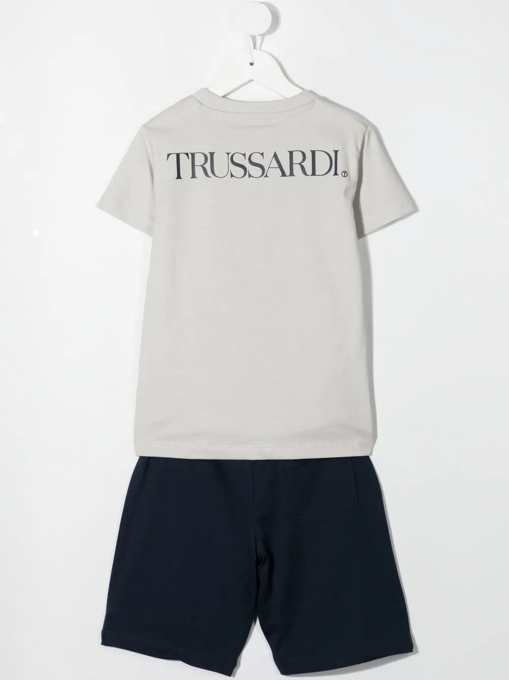 фото Trussardi junior комплект из футболки и шортов