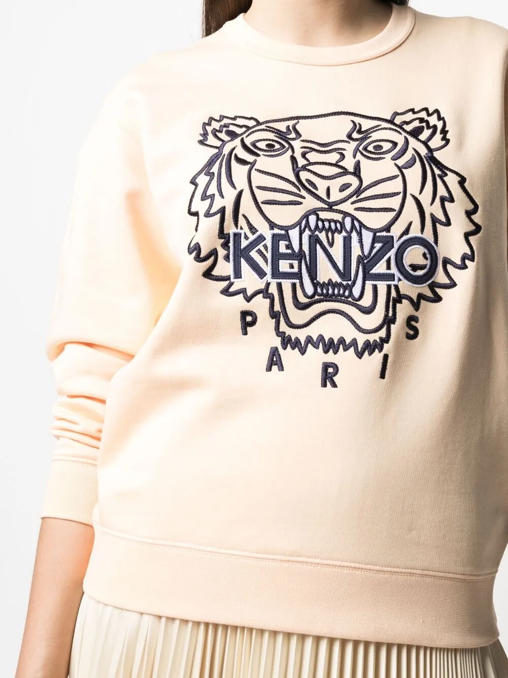 фото Kenzo толстовка с вышивкой tiger