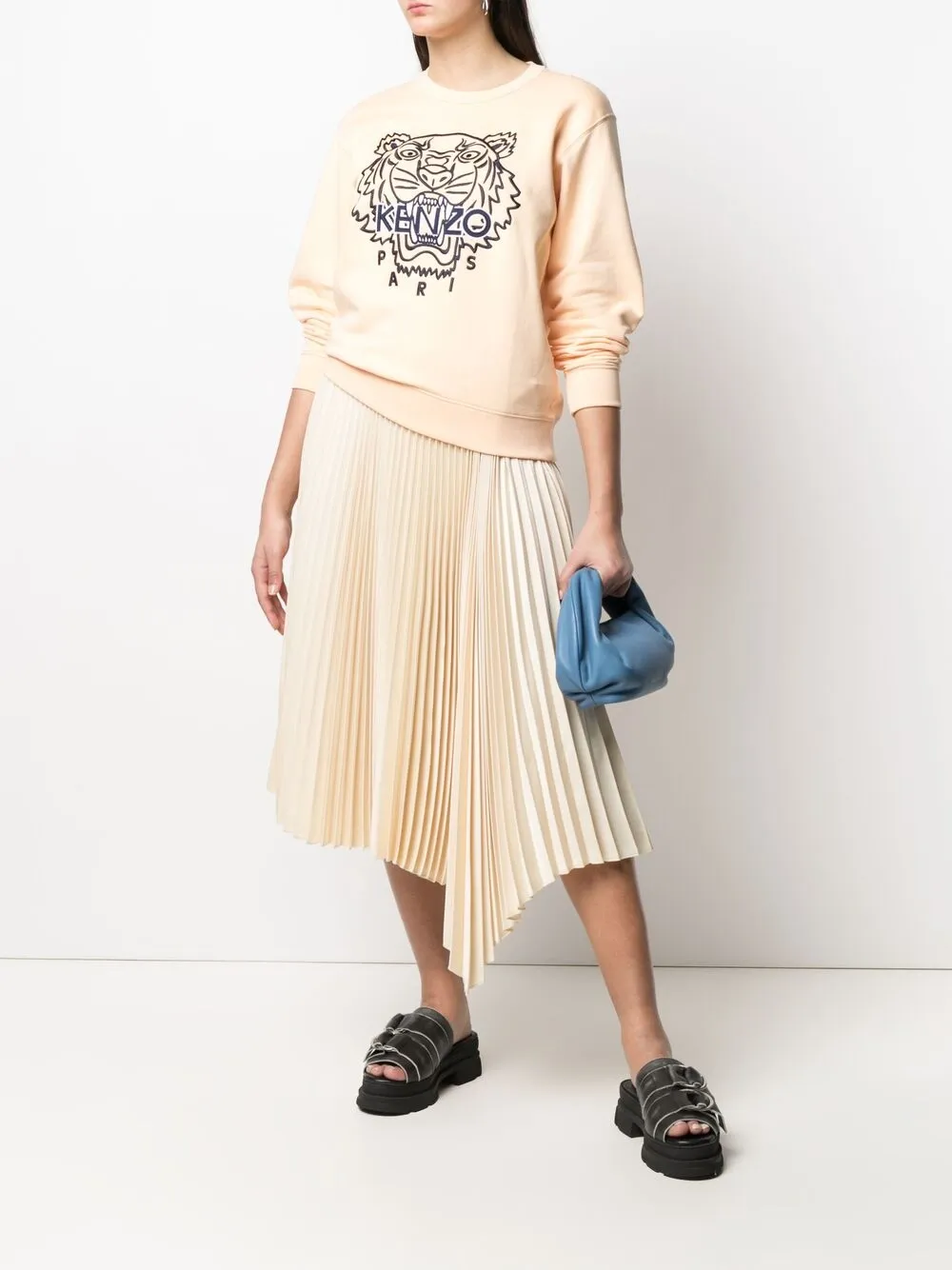 фото Kenzo толстовка с вышивкой tiger