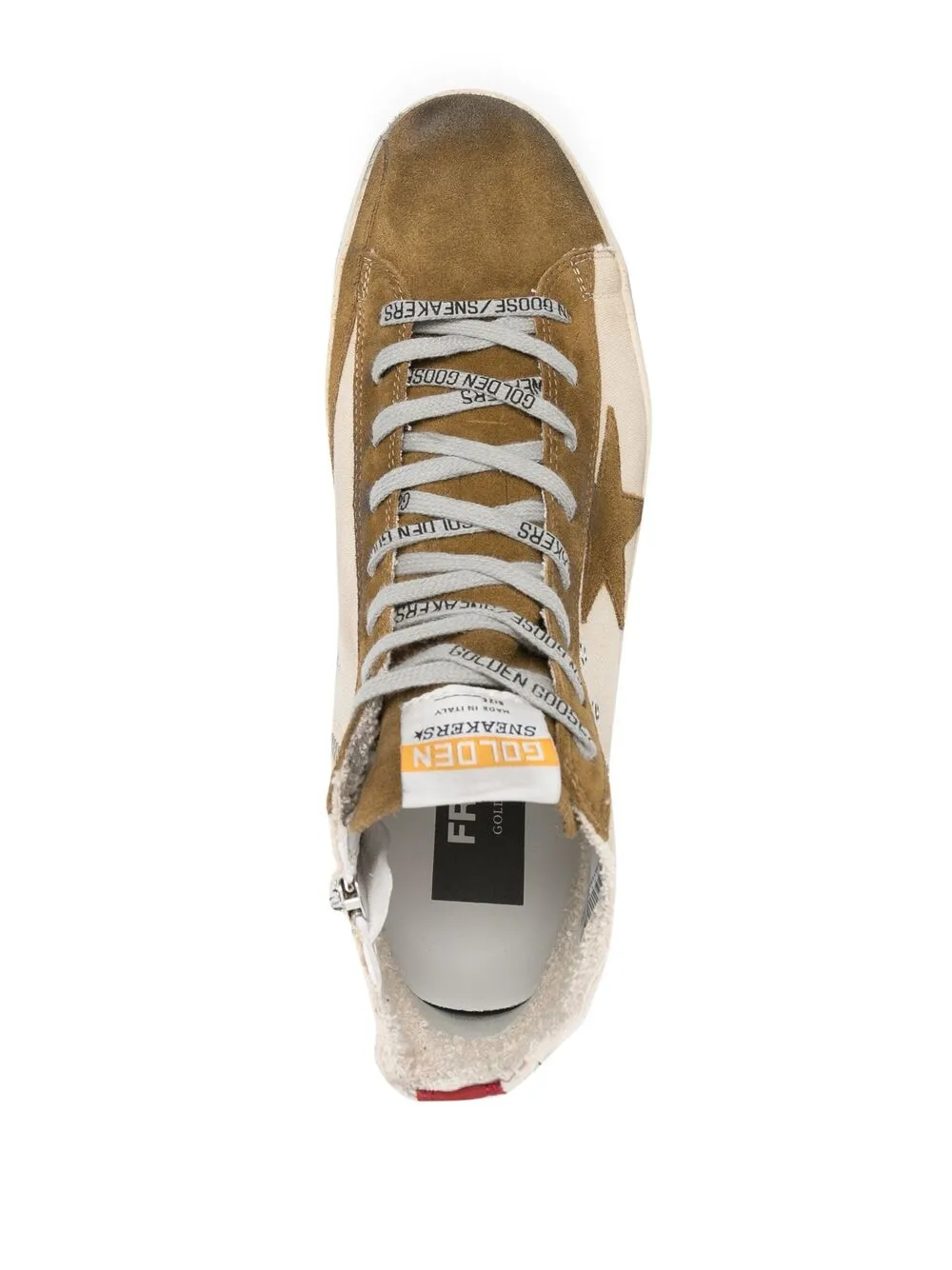 фото Golden goose высокие кеды francy quarter