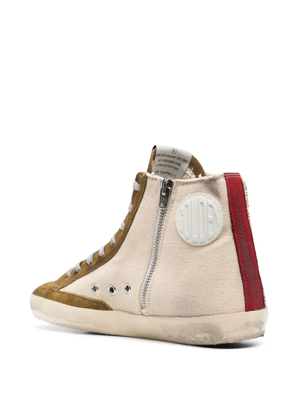 фото Golden goose высокие кеды francy quarter