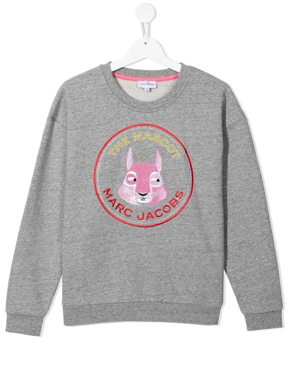 фото The marc jacobs kids толстовка mascot с вышитым логотипом
