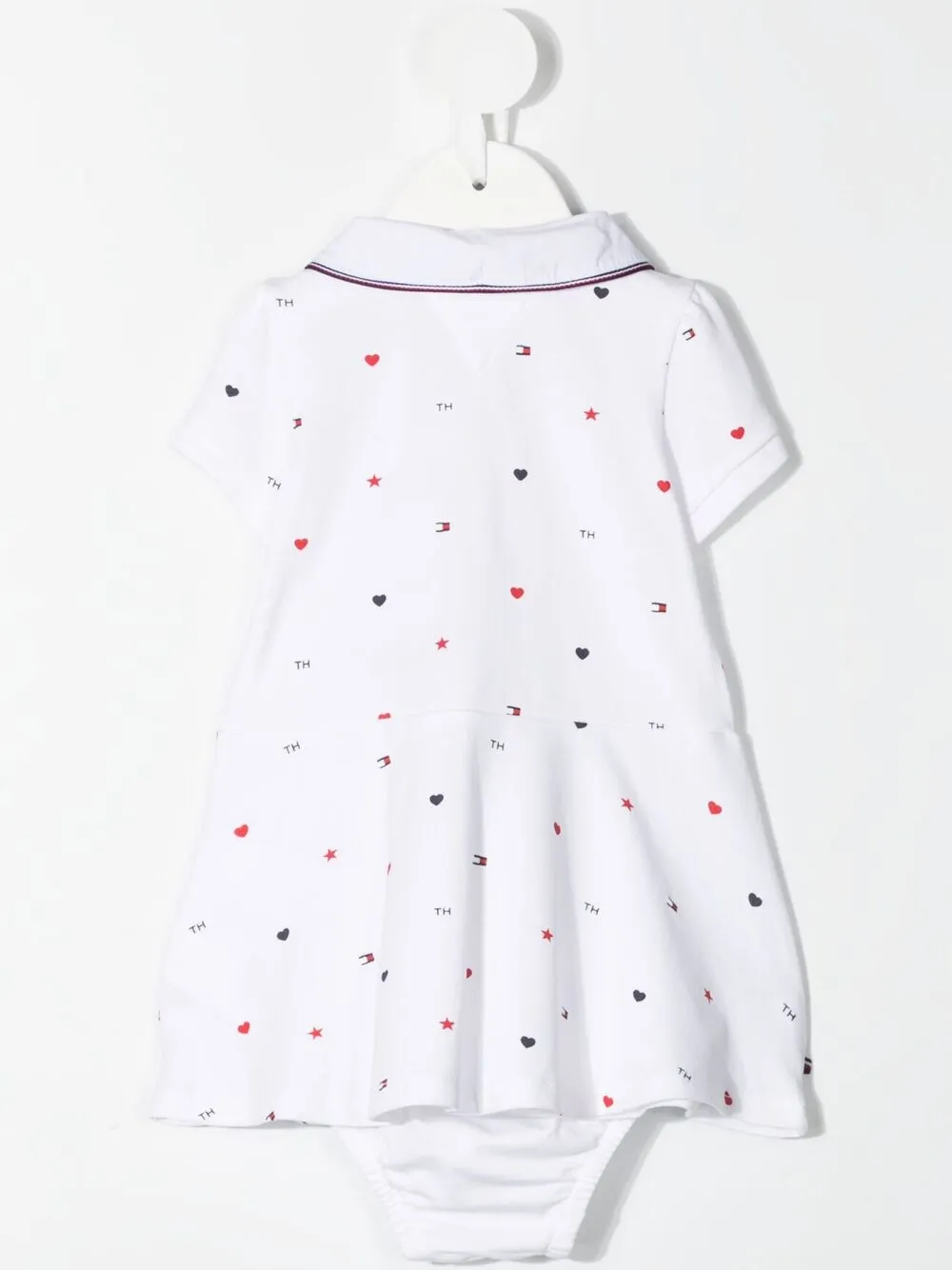 фото Tommy hilfiger junior комплект из платья и блумеров с вышитым логотипом