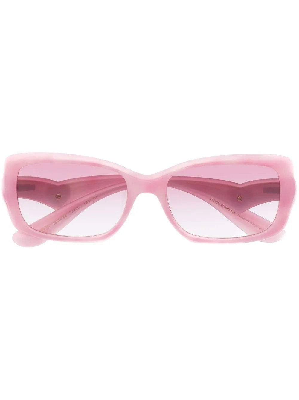 фото Dolce & gabbana eyewear солнцезащитные очки в прямоугольной оправе
