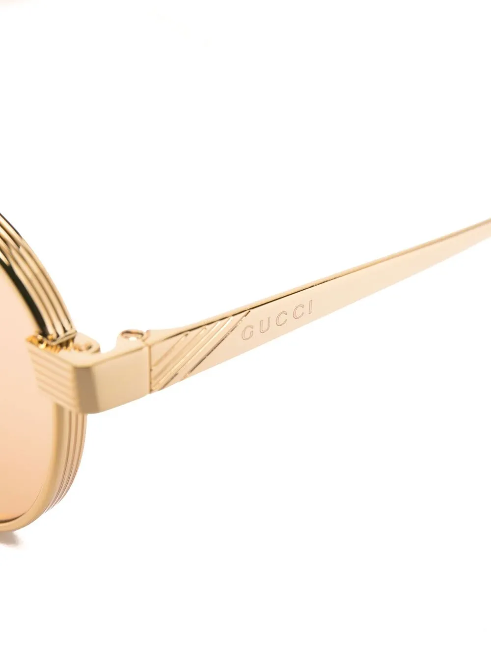 фото Gucci eyewear солнцезащитные очки в круглой оправе