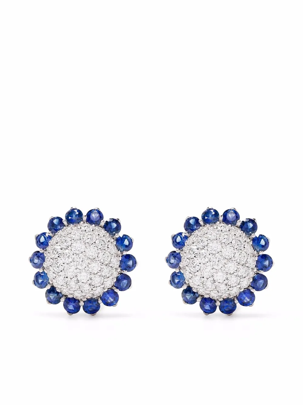 LEO PIZZO aretes Aurora en oro blanco de 18kt con zafiros y diamantes - Plateado
LEO PIZZO aretes Aurora en oro blanco de 18kt con zafiros y diamantes - Plateado