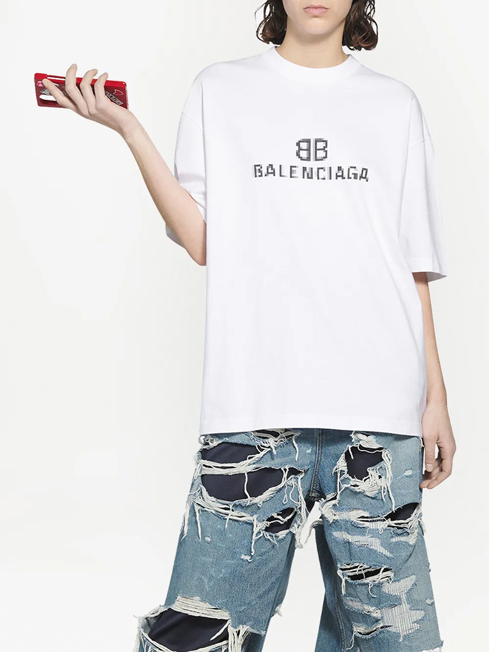 фото Balenciaga футболка с логотипом