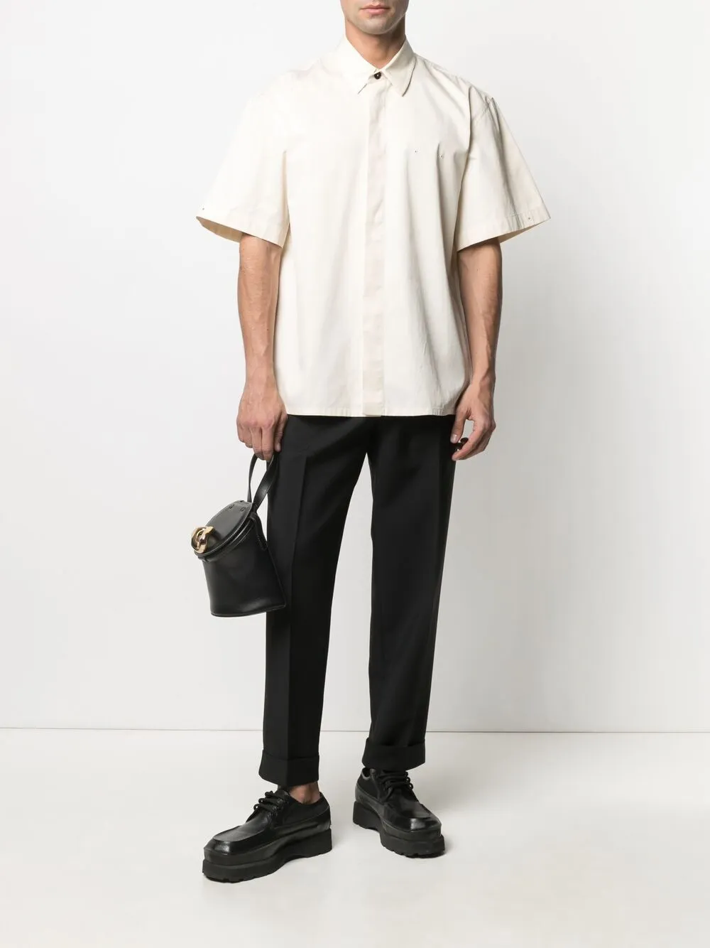 фото Jil sander рубашка с короткими рукавами