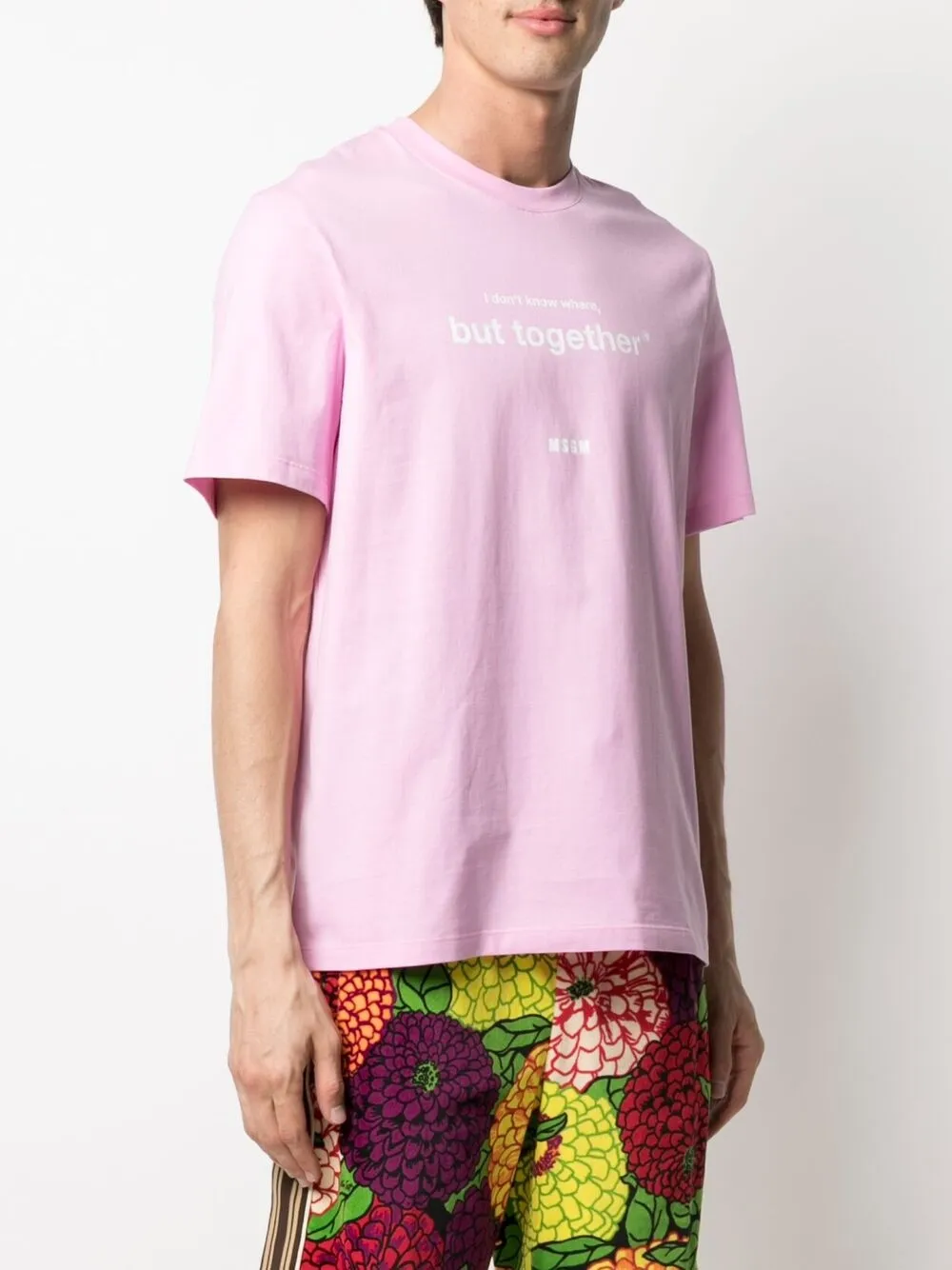 фото Msgm футболка с надписью