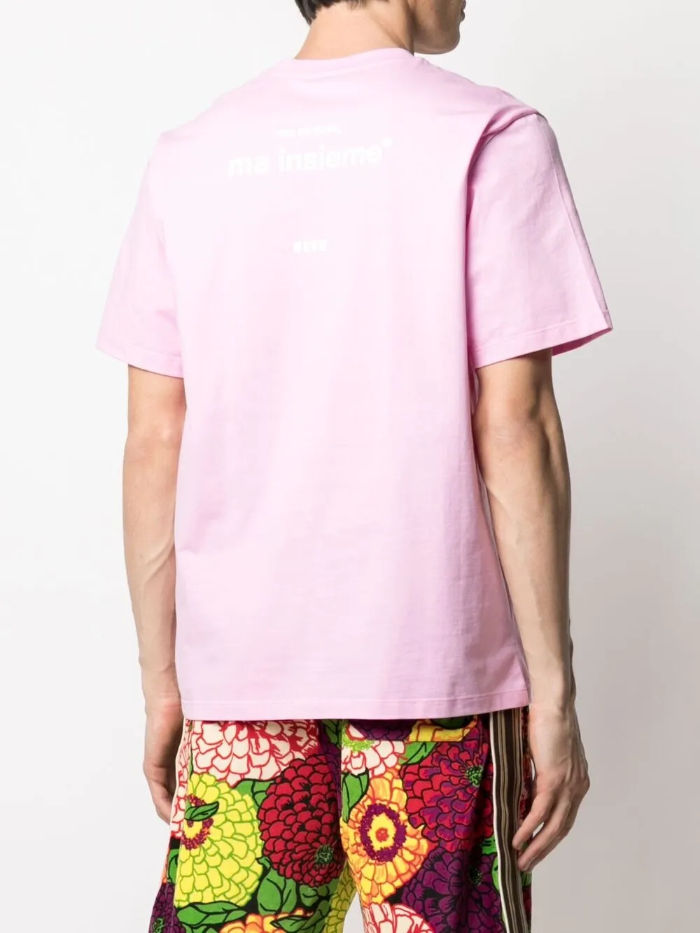 фото Msgm футболка с надписью