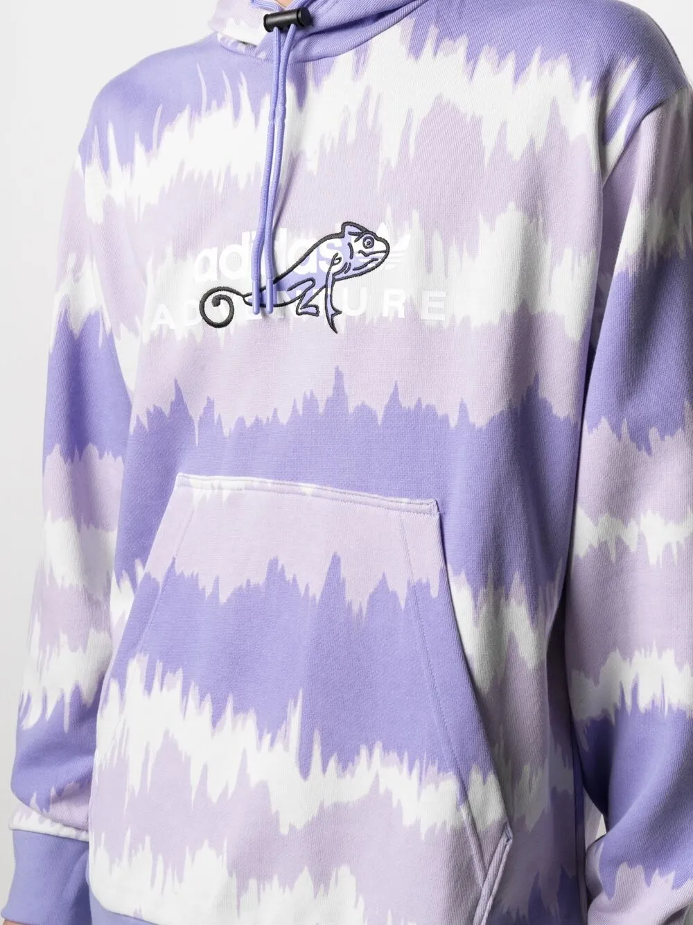 фото Adidas худи с принтом тай-дай