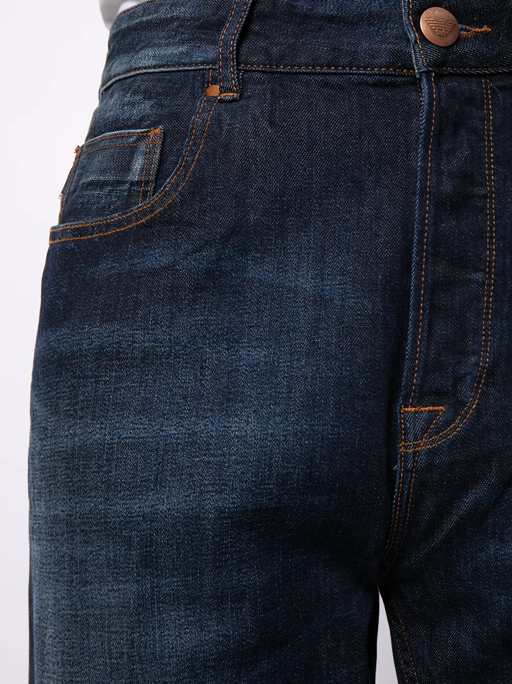 фото Emporio armani джинсы кроя слим с завышенной талией