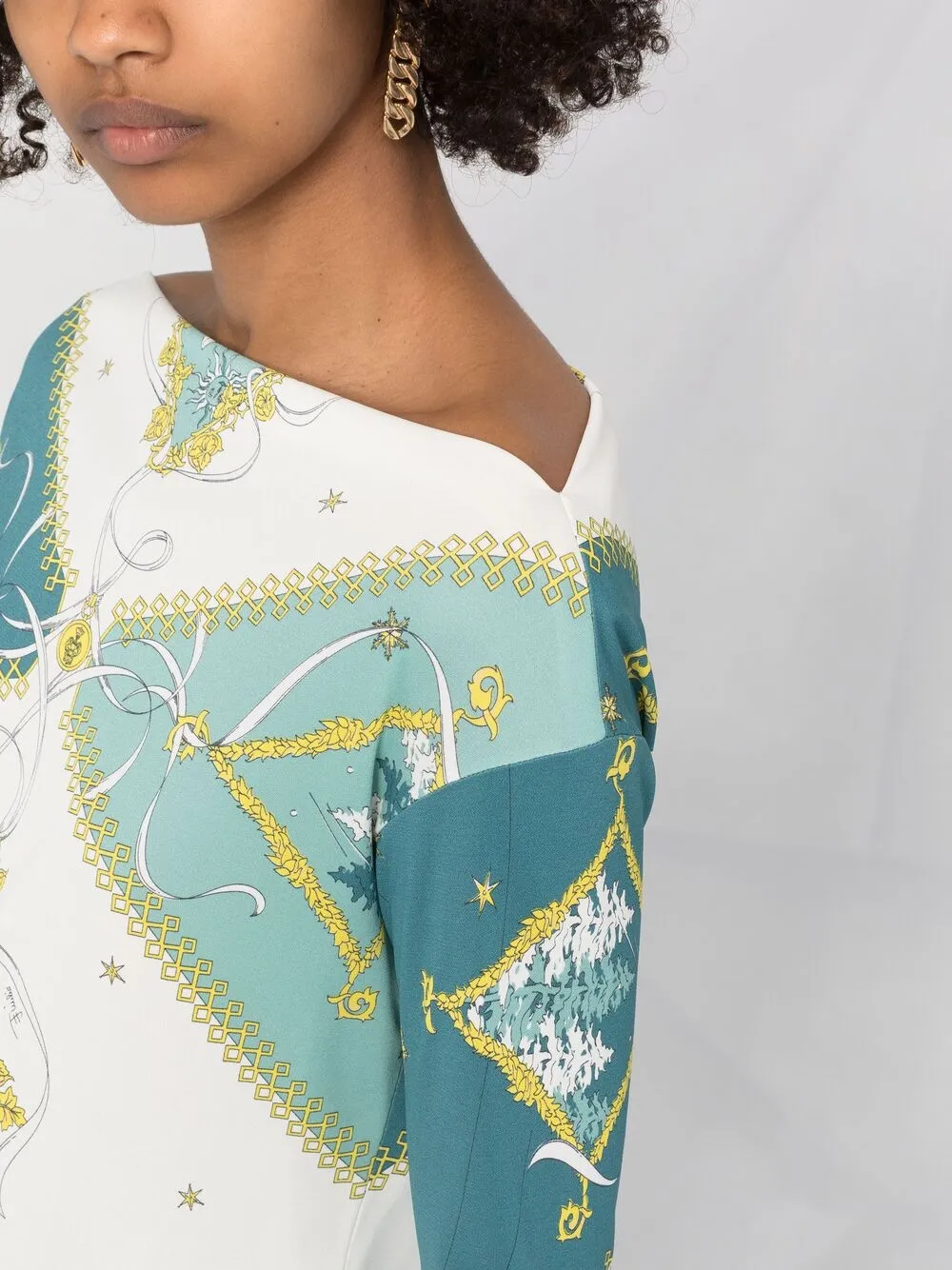 фото Emilio pucci футболка с графичным принтом