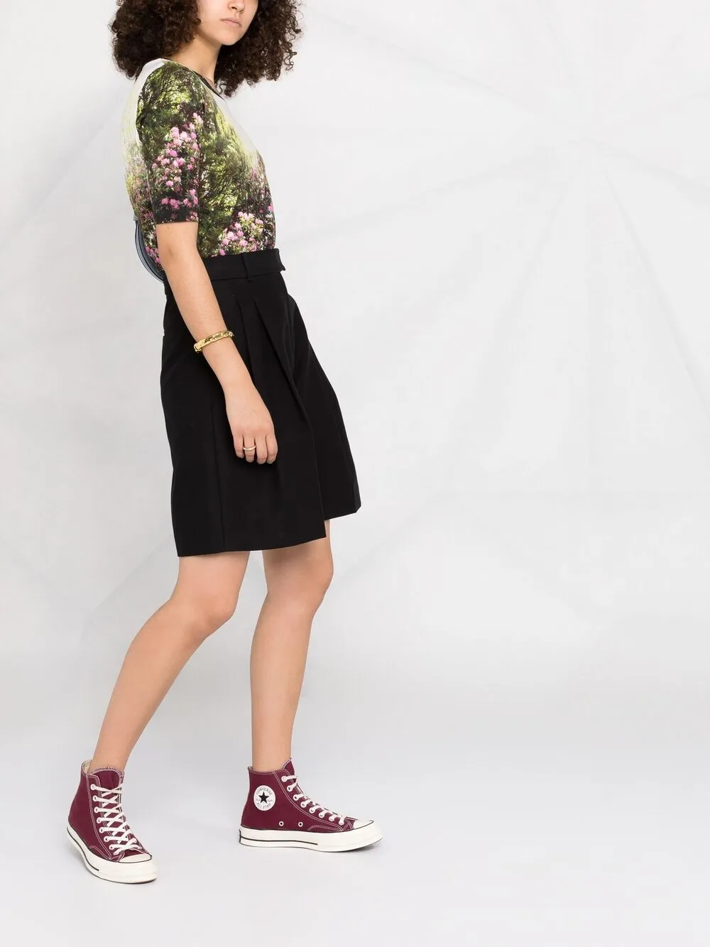фото Ps paul smith футболка с цветочным принтом