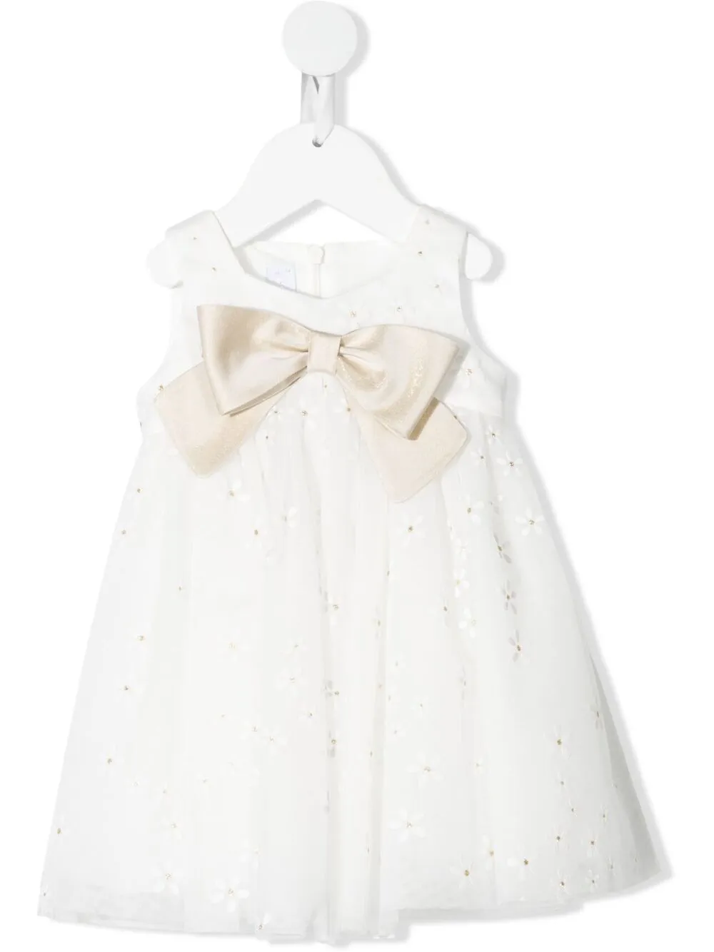 фото Marcelo burlon county of milan kids платье из тюля с бантом