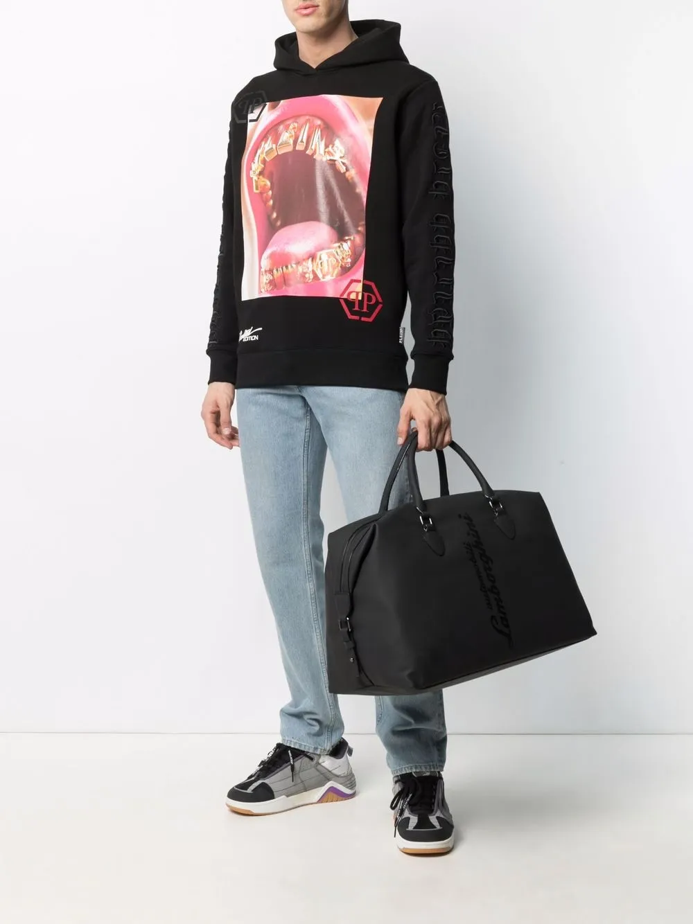 фото Philipp plein худи с графичным принтом