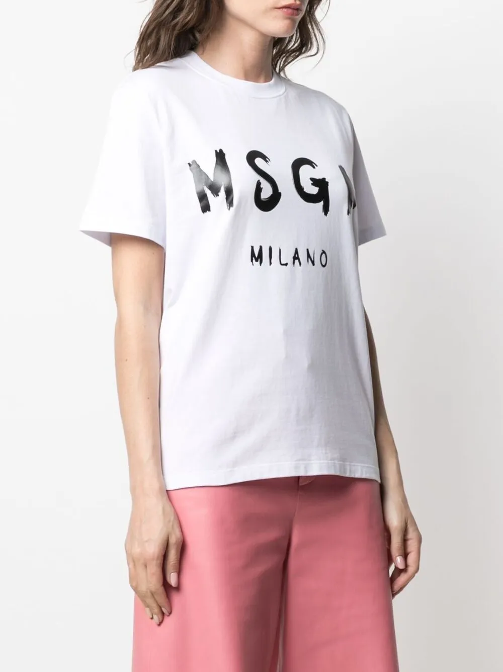 фото Msgm футболка с логотипом
