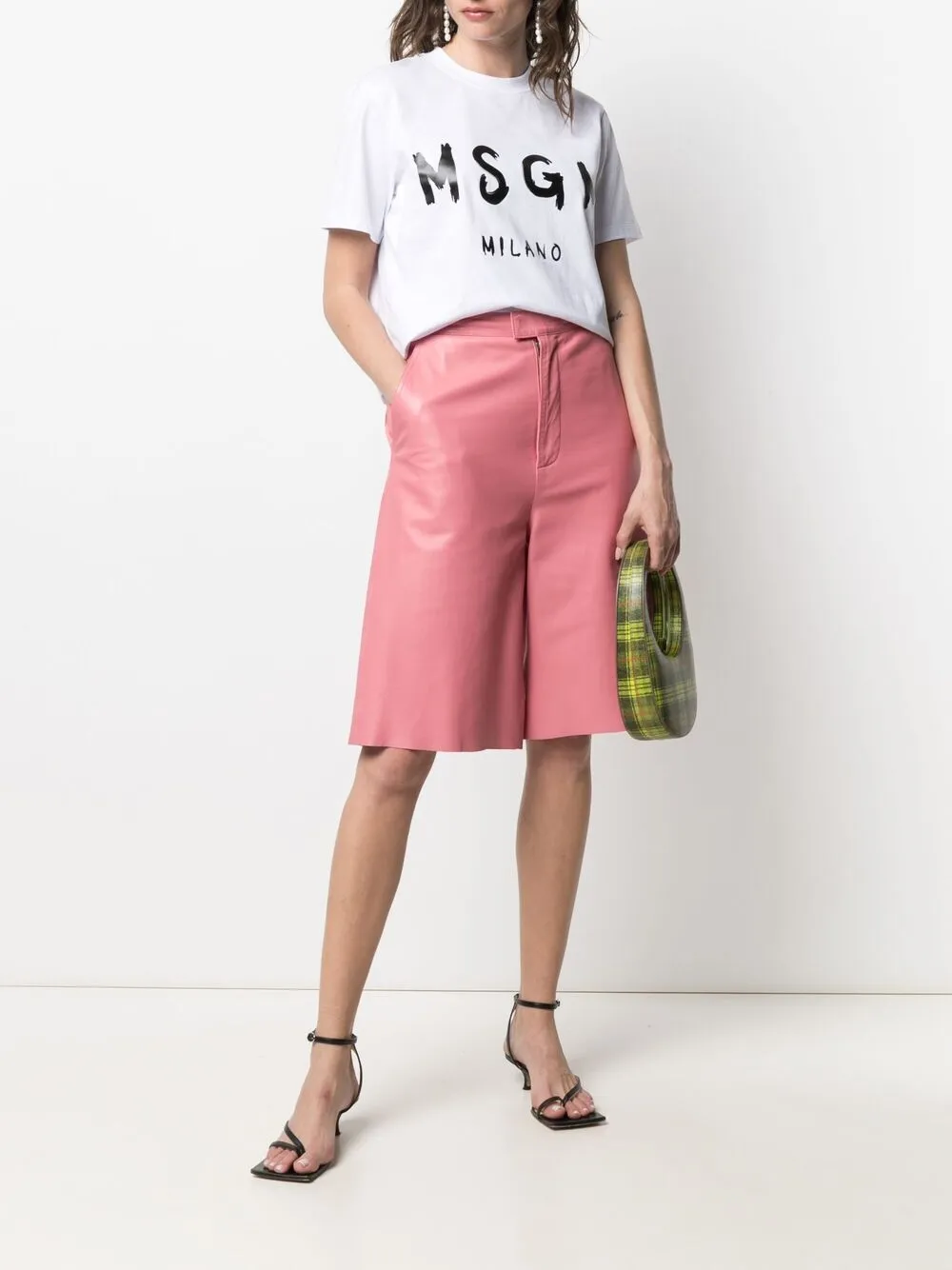 фото Msgm футболка с логотипом