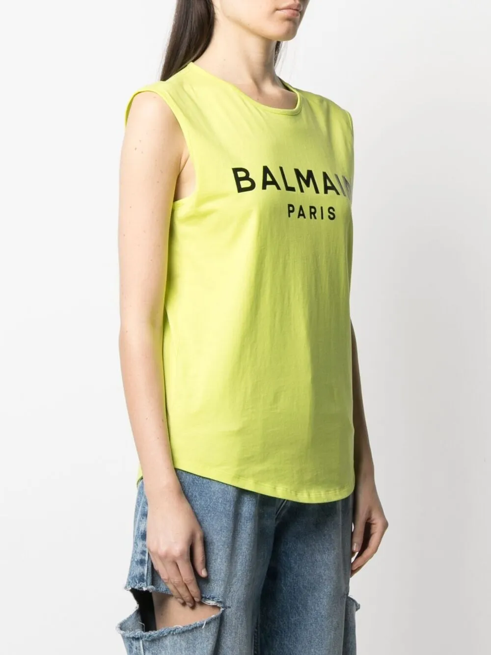 фото Balmain топ с логотипом