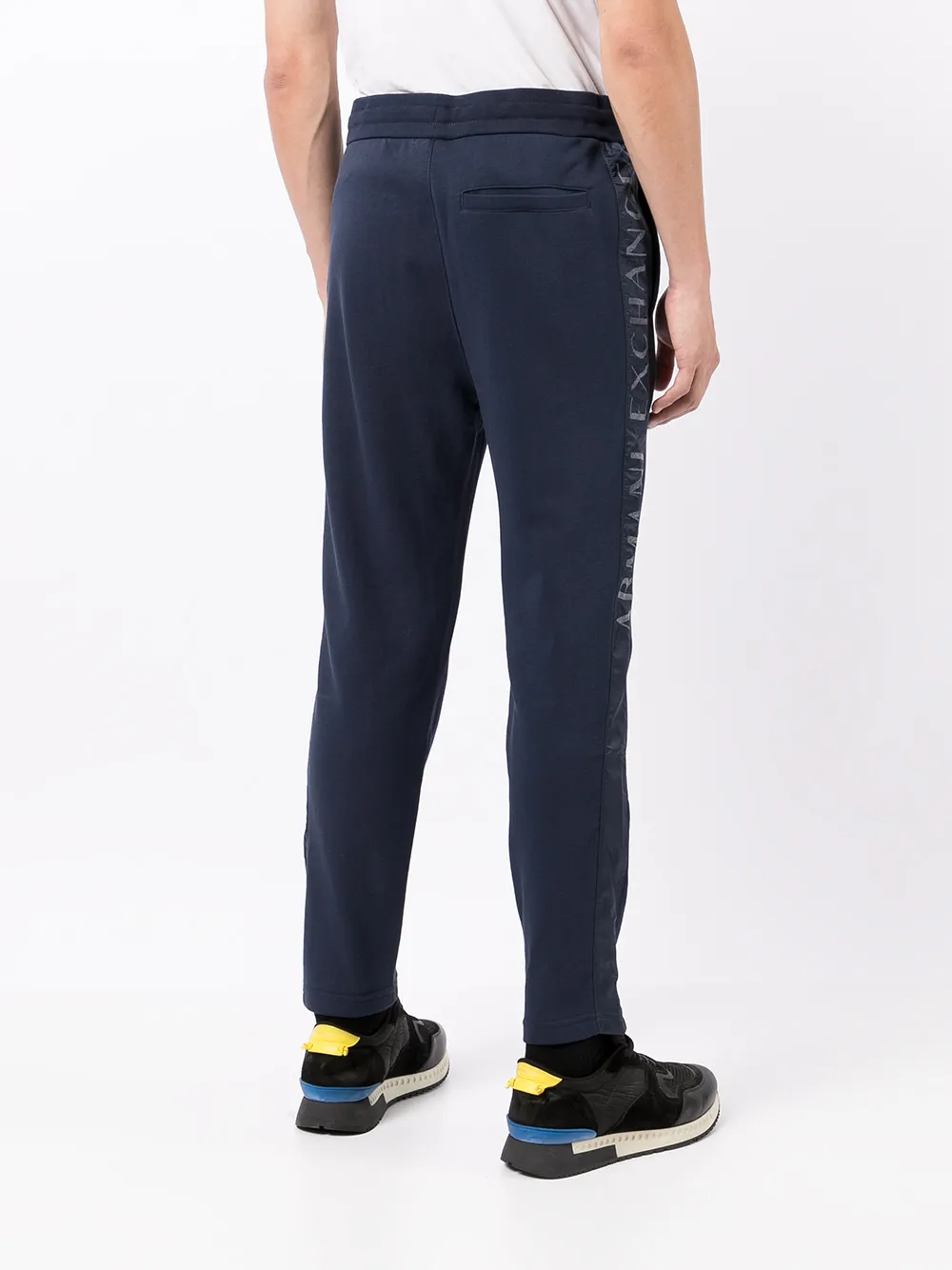 фото Armani exchange спортивные брюки с кулиской и логотипом