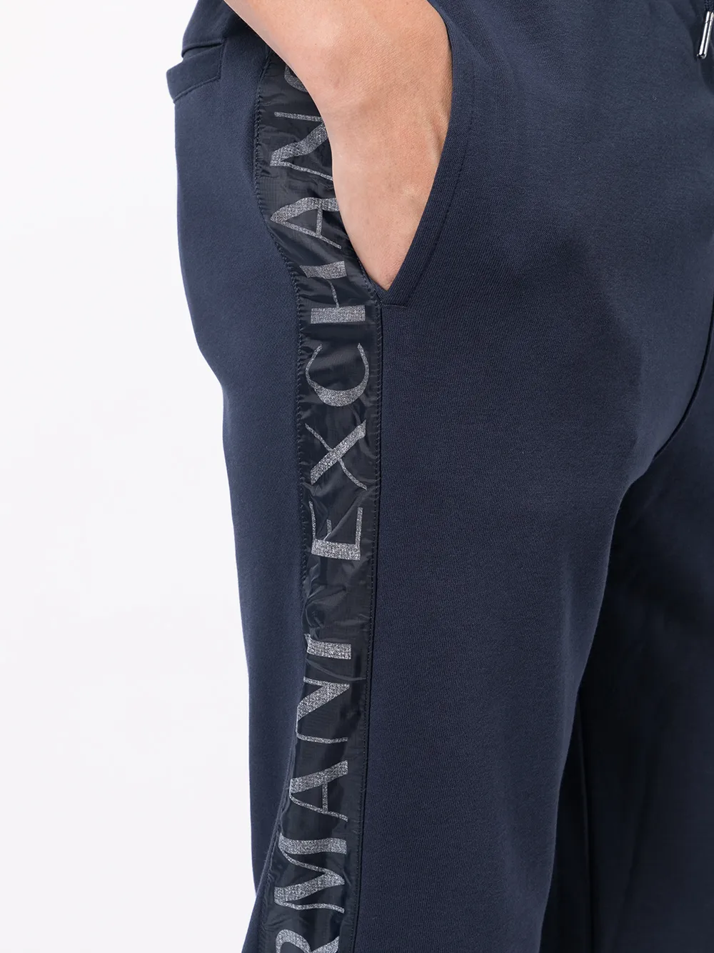 фото Armani exchange спортивные брюки с кулиской и логотипом