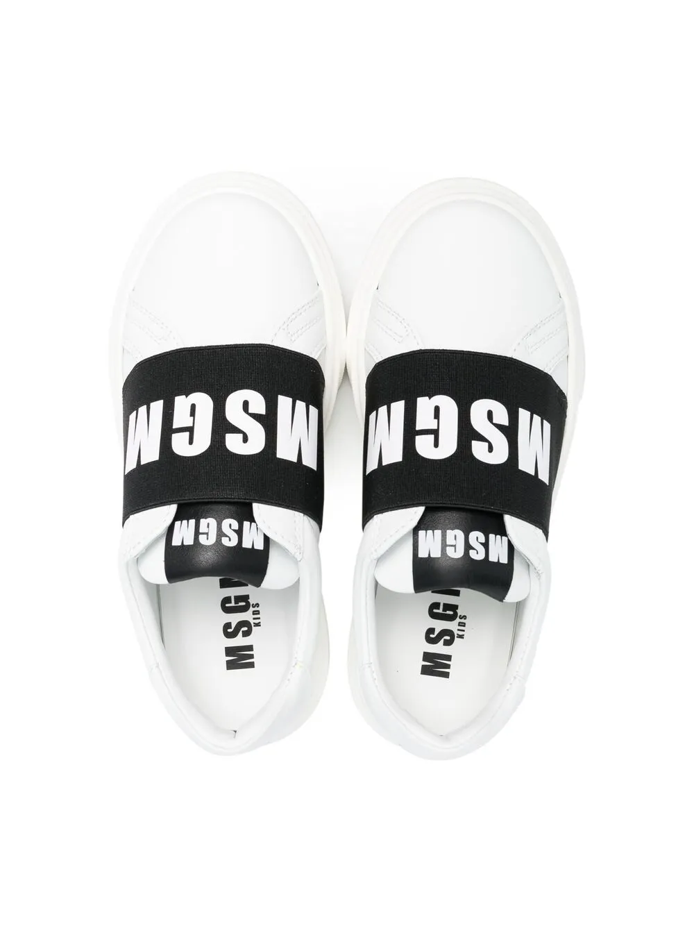 фото Msgm kids слипоны с логотипом