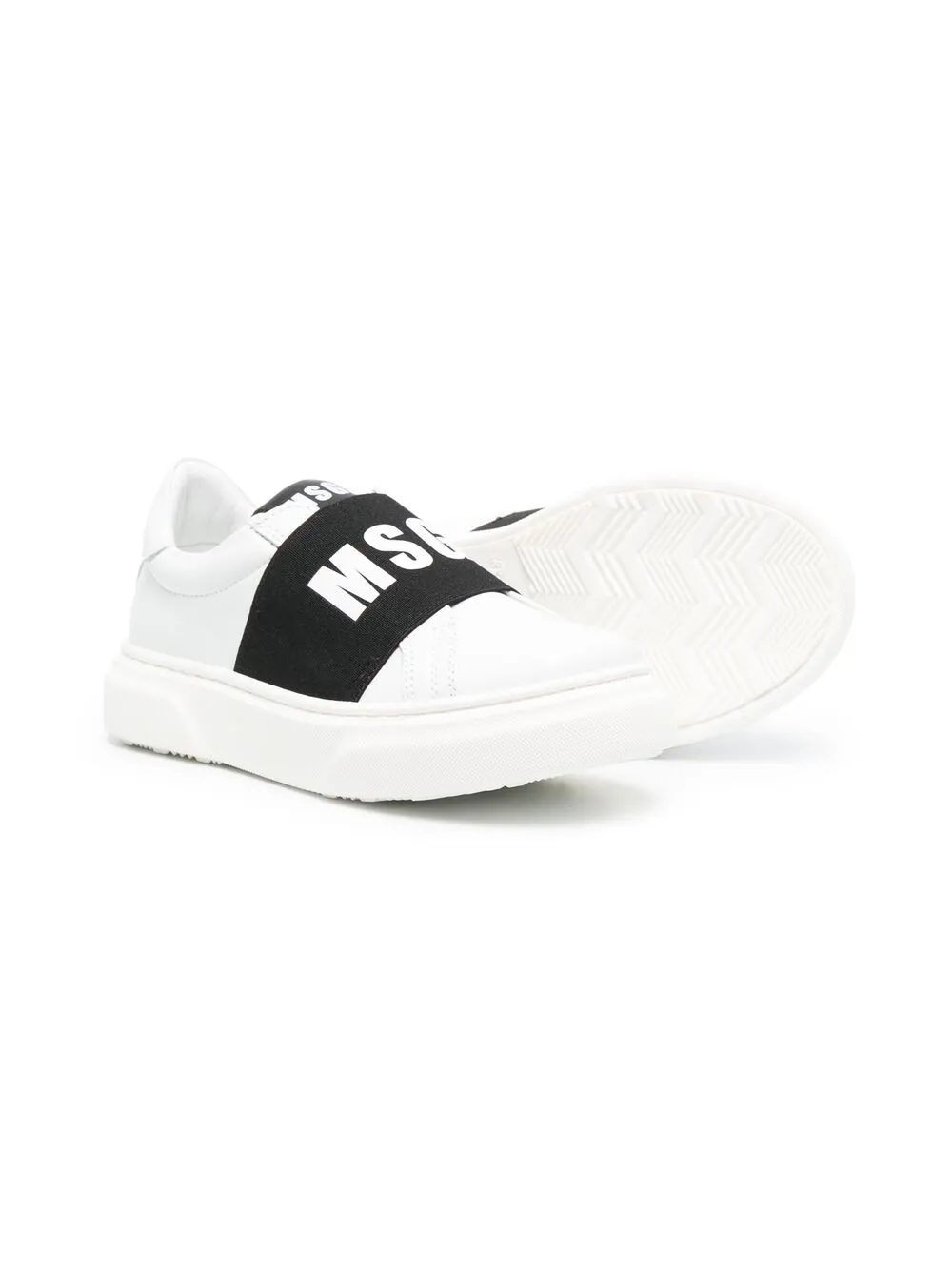 фото Msgm kids слипоны с логотипом