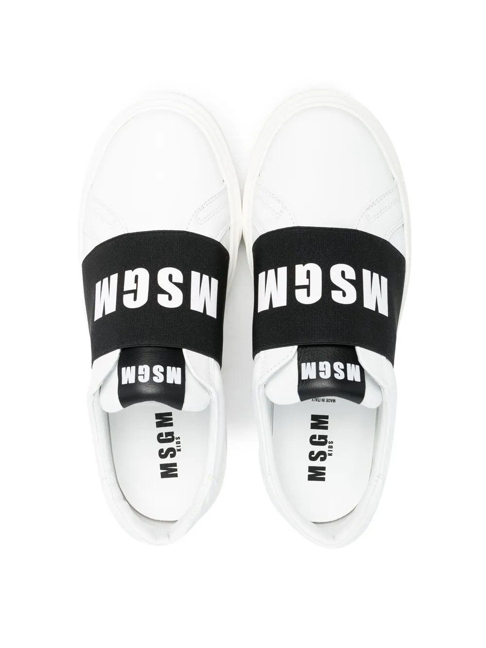 фото Msgm слипоны с логотипом