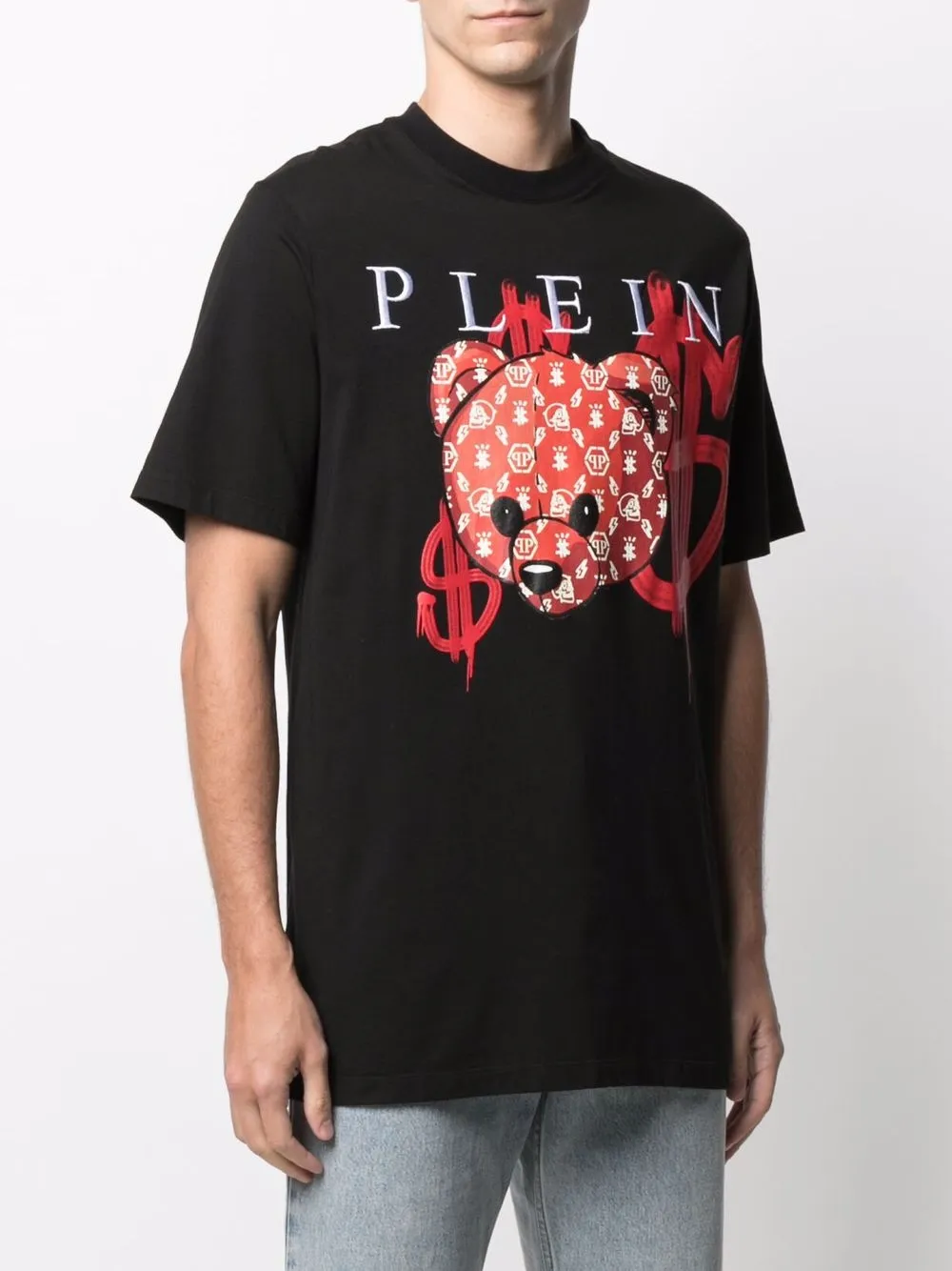 фото Philipp plein футболка с графичным принтом и логотипом