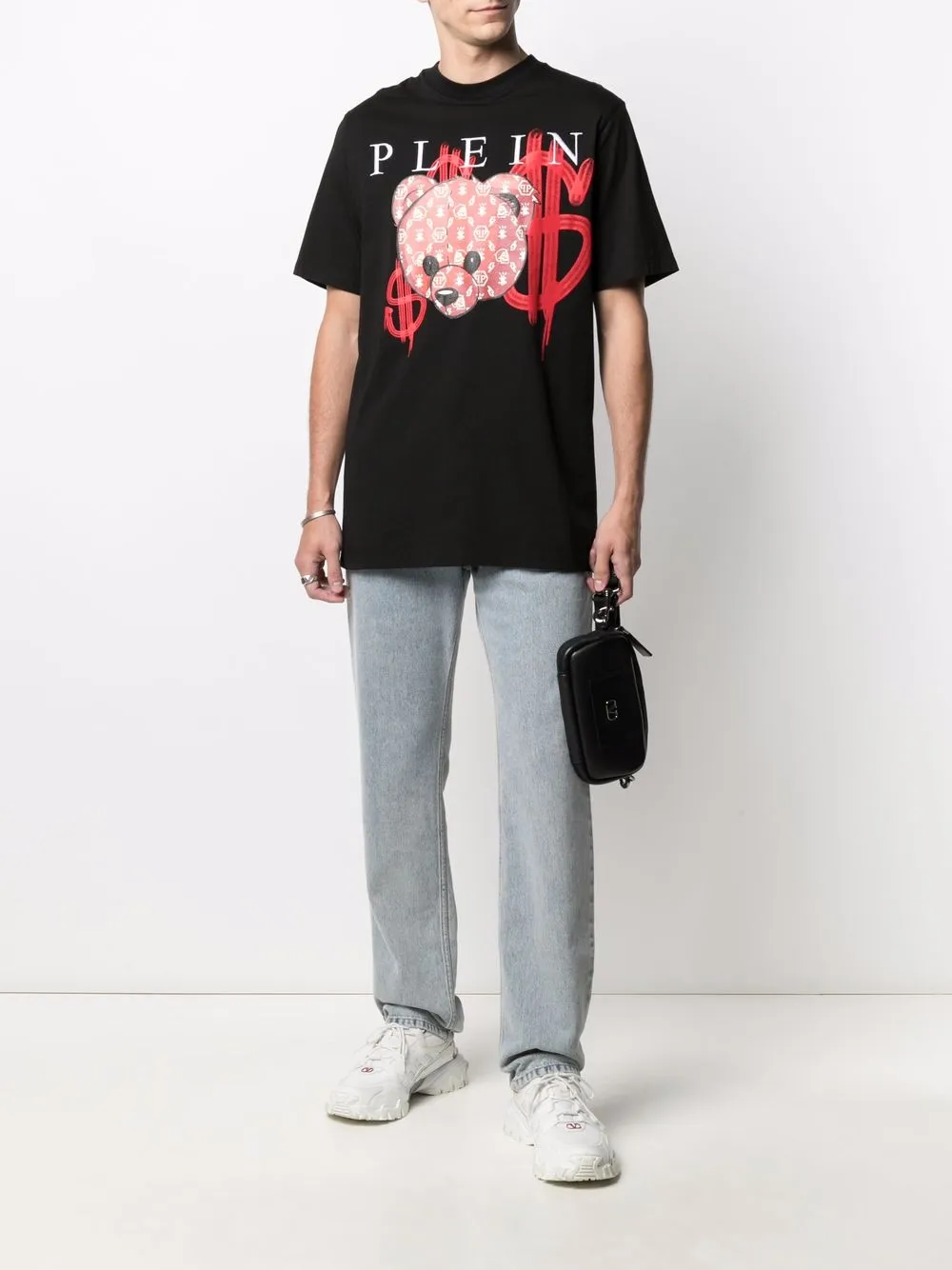 фото Philipp plein футболка с графичным принтом и логотипом