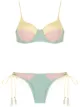 Shop Multicolour Brigitte Colour Block Bikini Set With Express Delivery