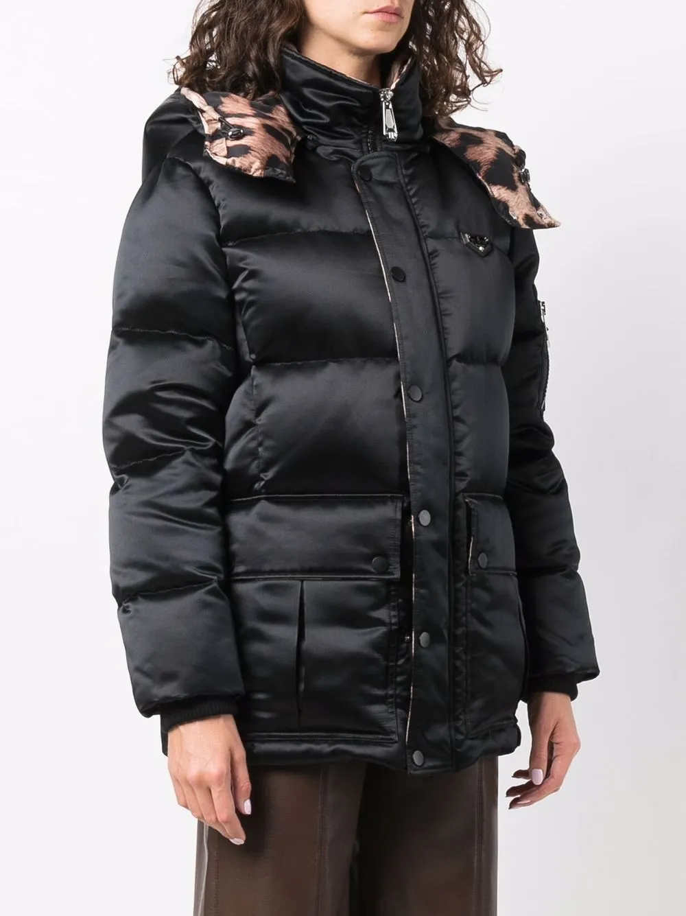 фото Philipp plein пуховик iconic plein с капюшоном