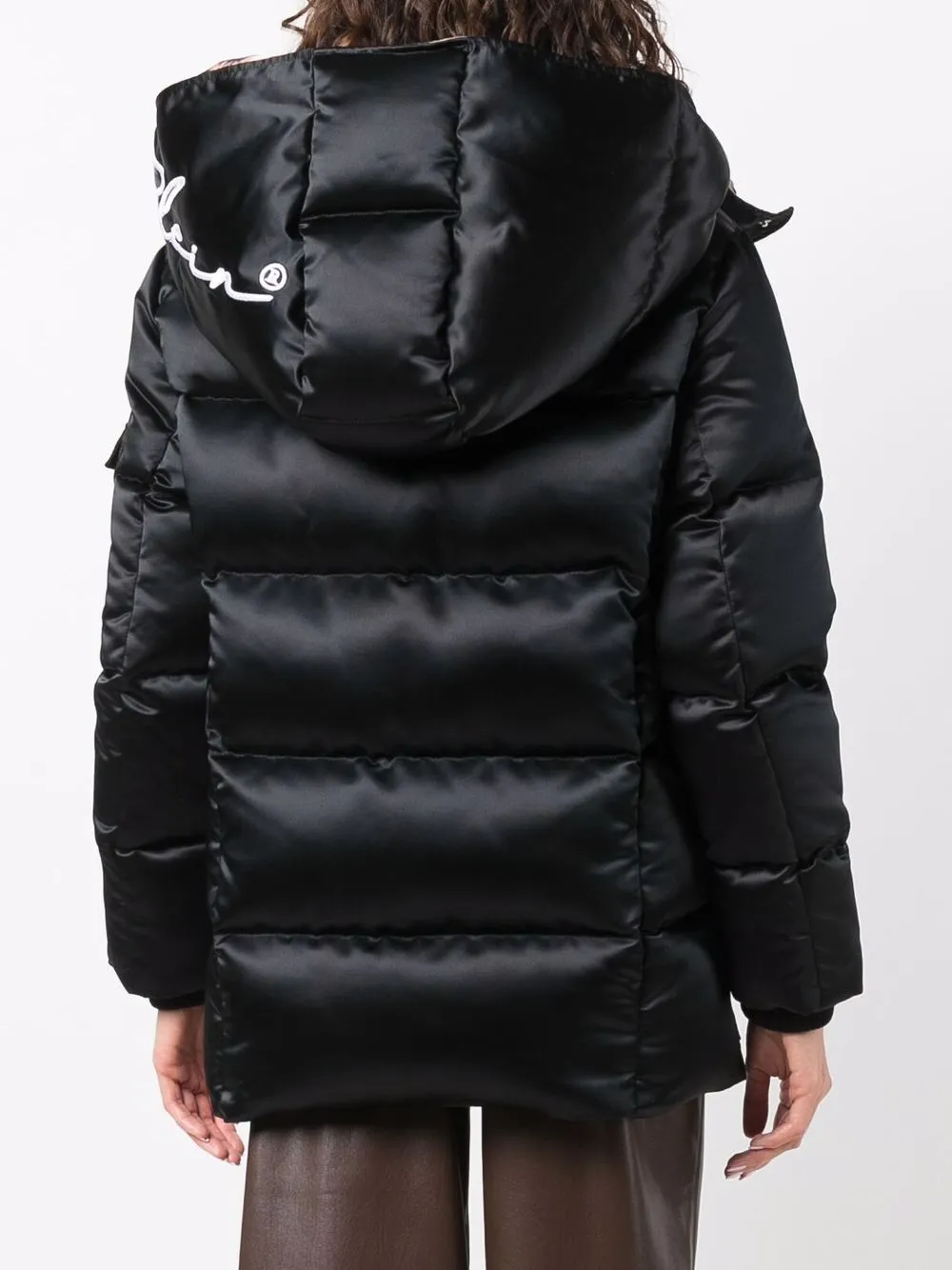 фото Philipp plein пуховик iconic plein с капюшоном