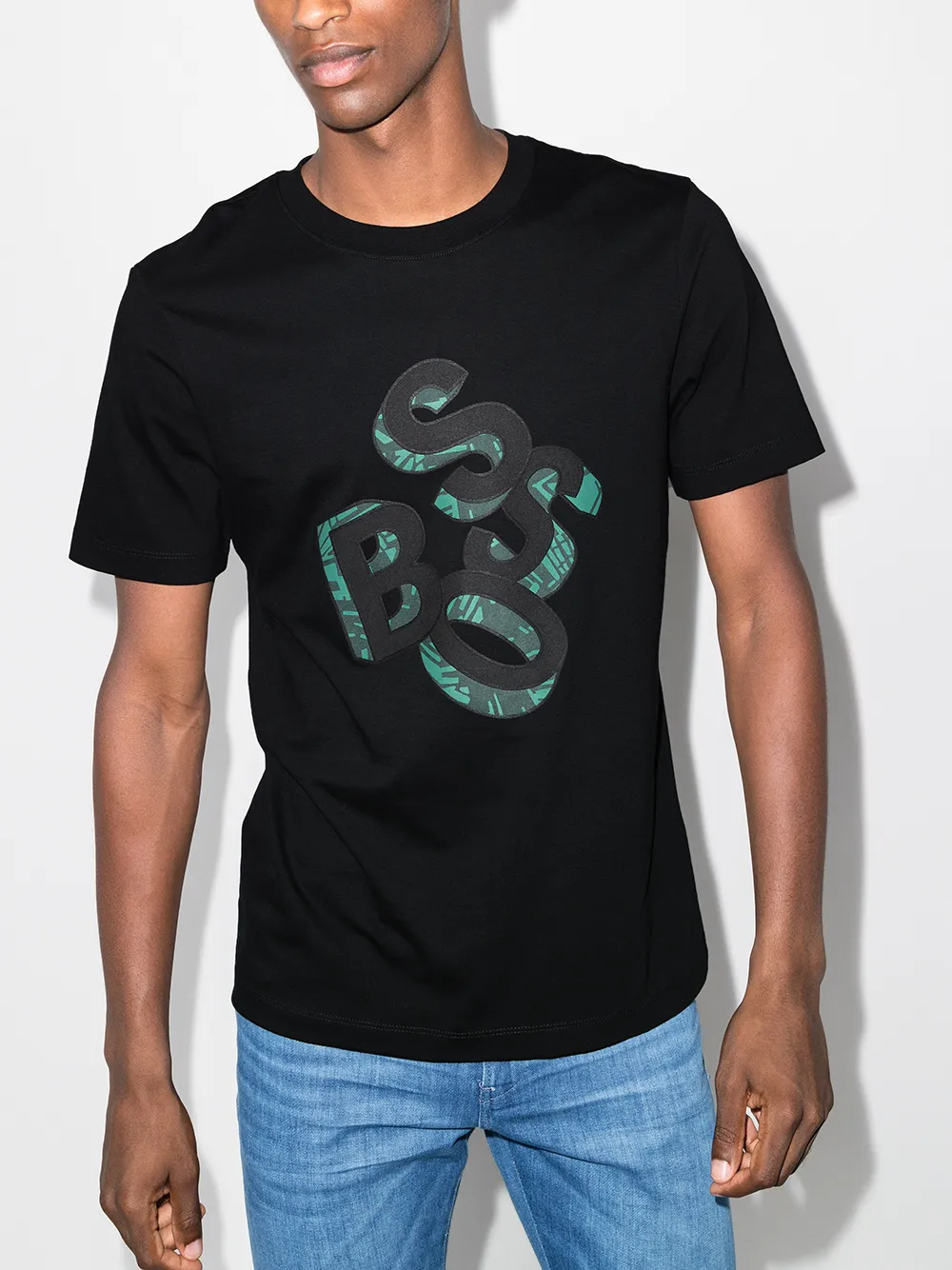 фото Boss футболка tiburt 244 с логотипом