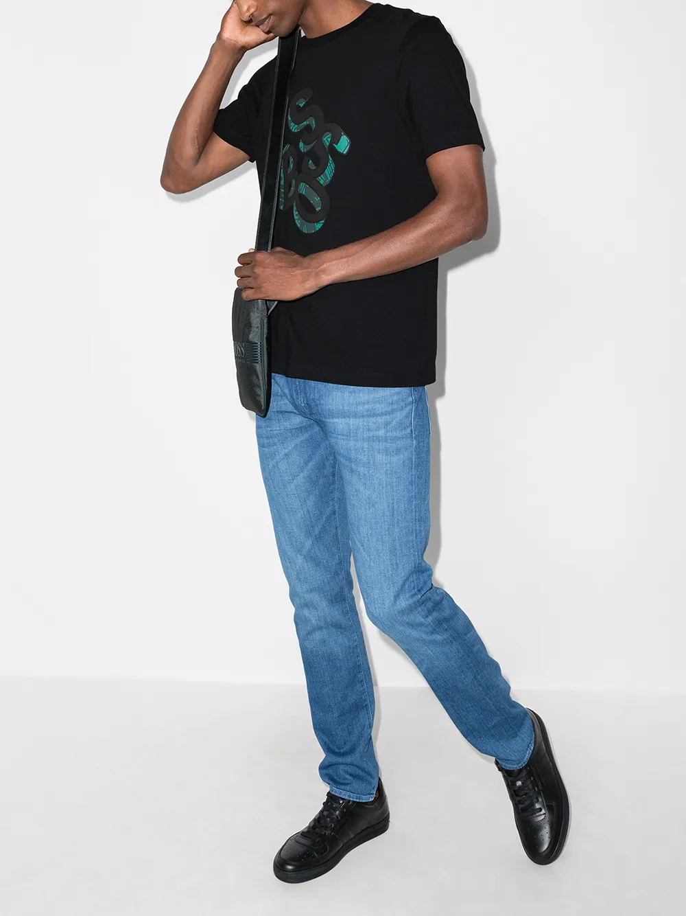 фото Boss футболка tiburt 244 с логотипом