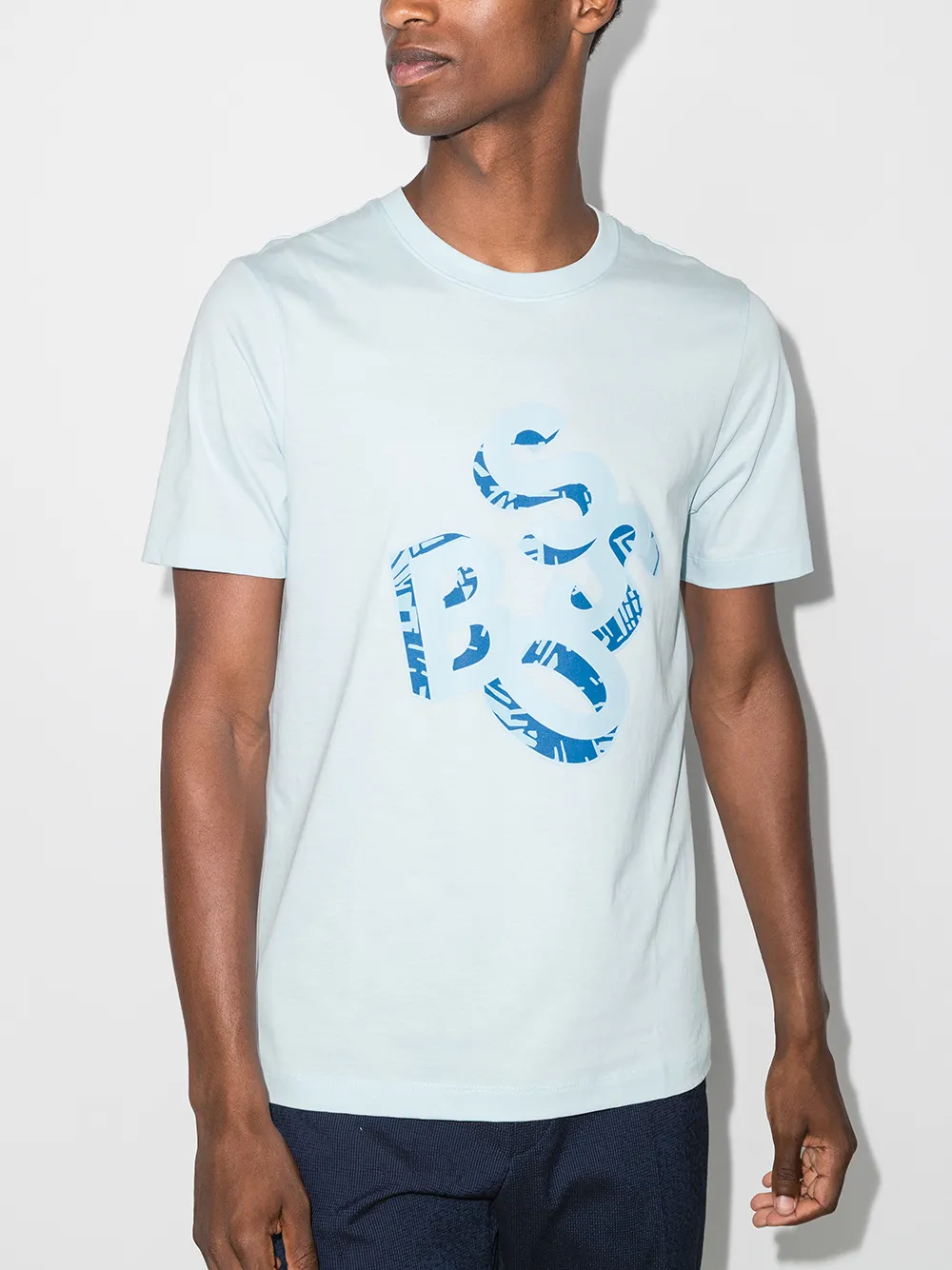 фото Boss футболка tiburt 244 с логотипом