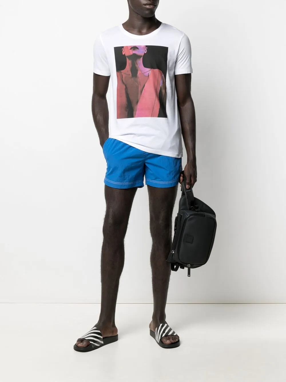 фото Boss hugo boss плавки-шорты с нашивкой-логотипом