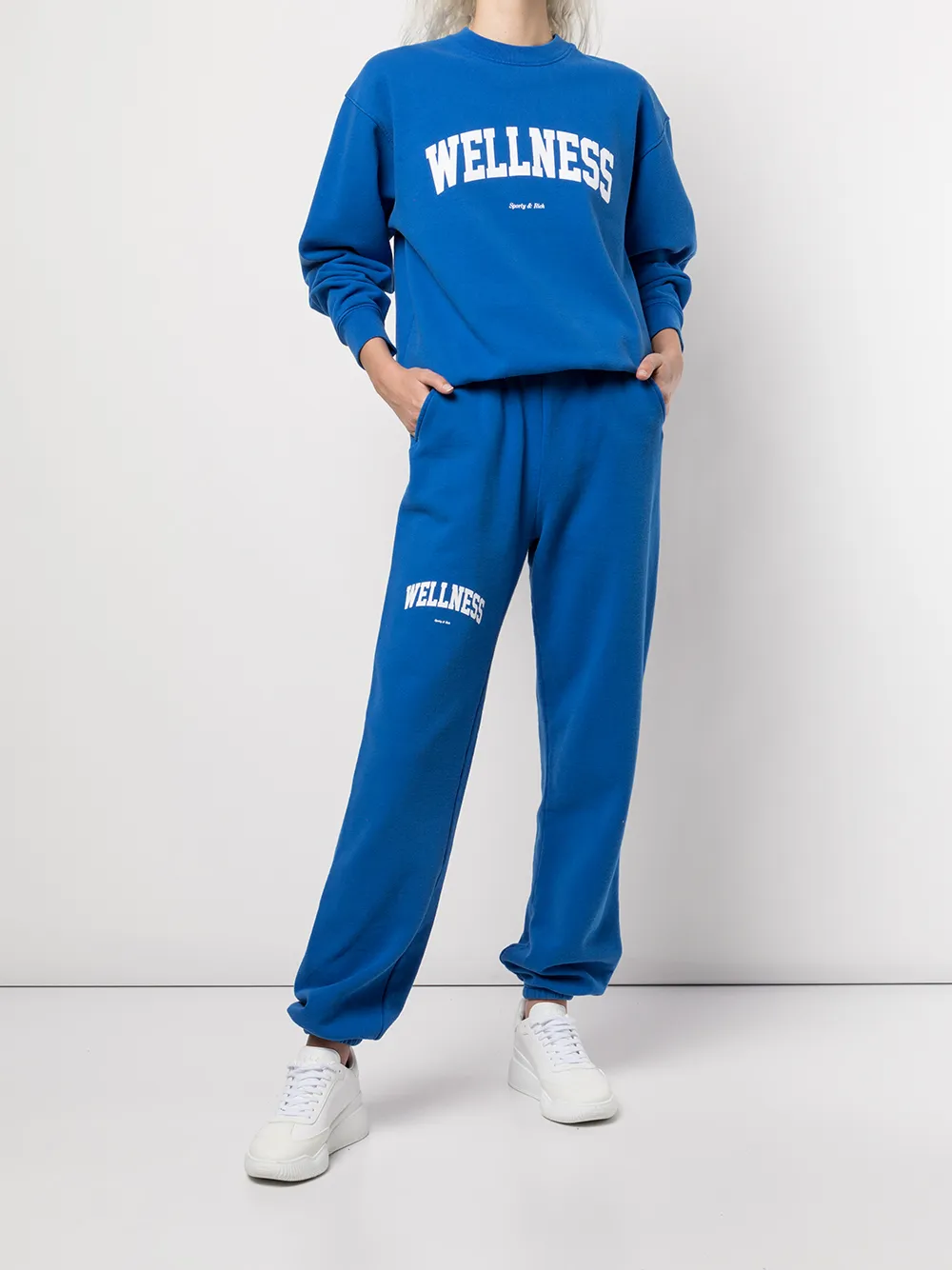 фото Sporty & rich толстовка wellness ivy с круглым вырезом