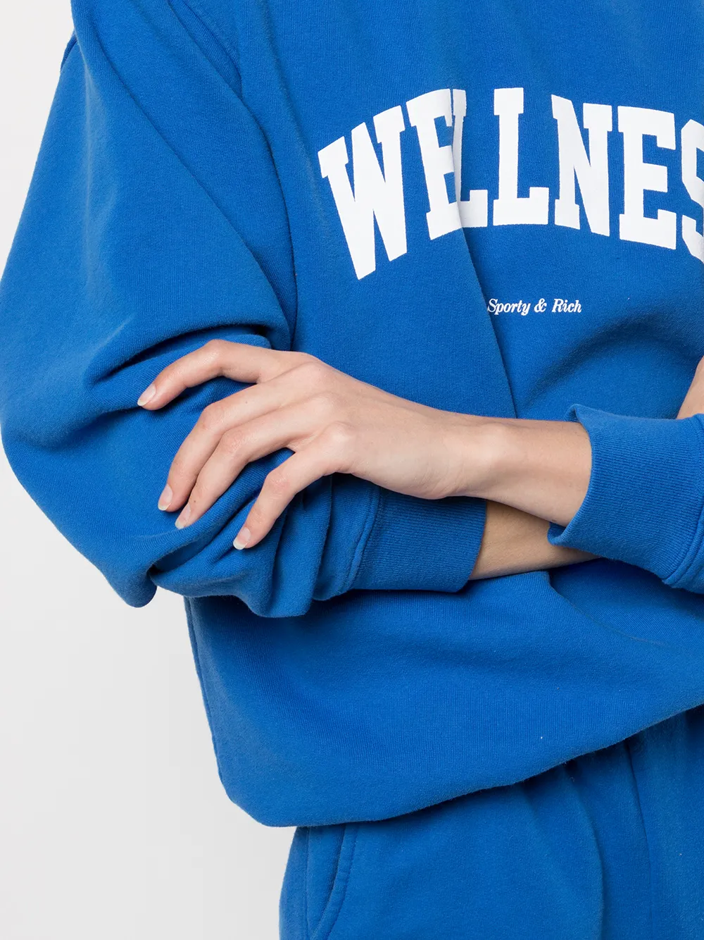 фото Sporty & rich толстовка wellness ivy с круглым вырезом