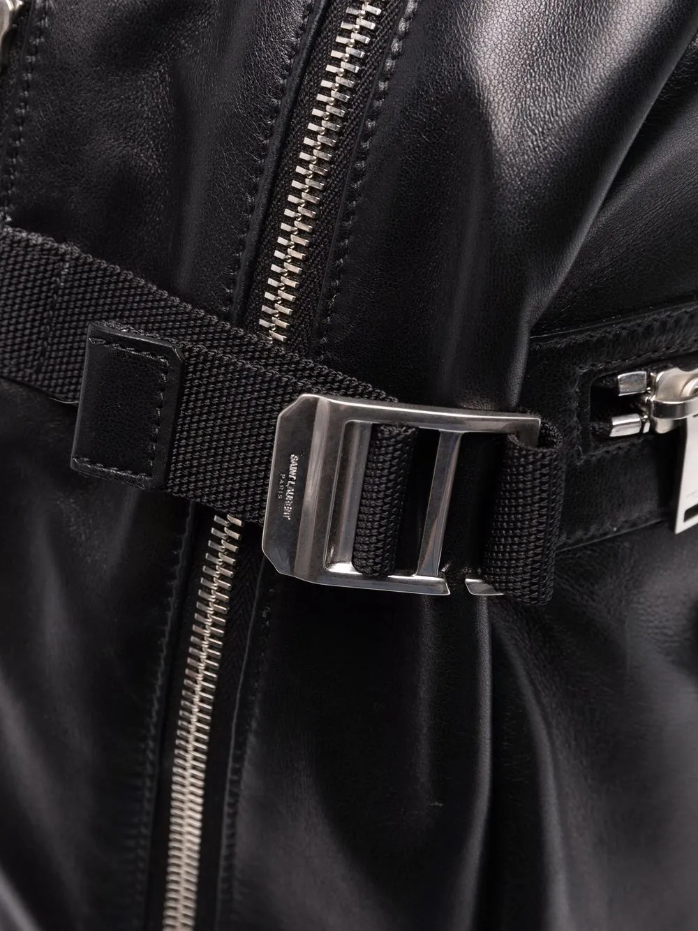 фото Saint laurent глянцевый рюкзак с логотипом