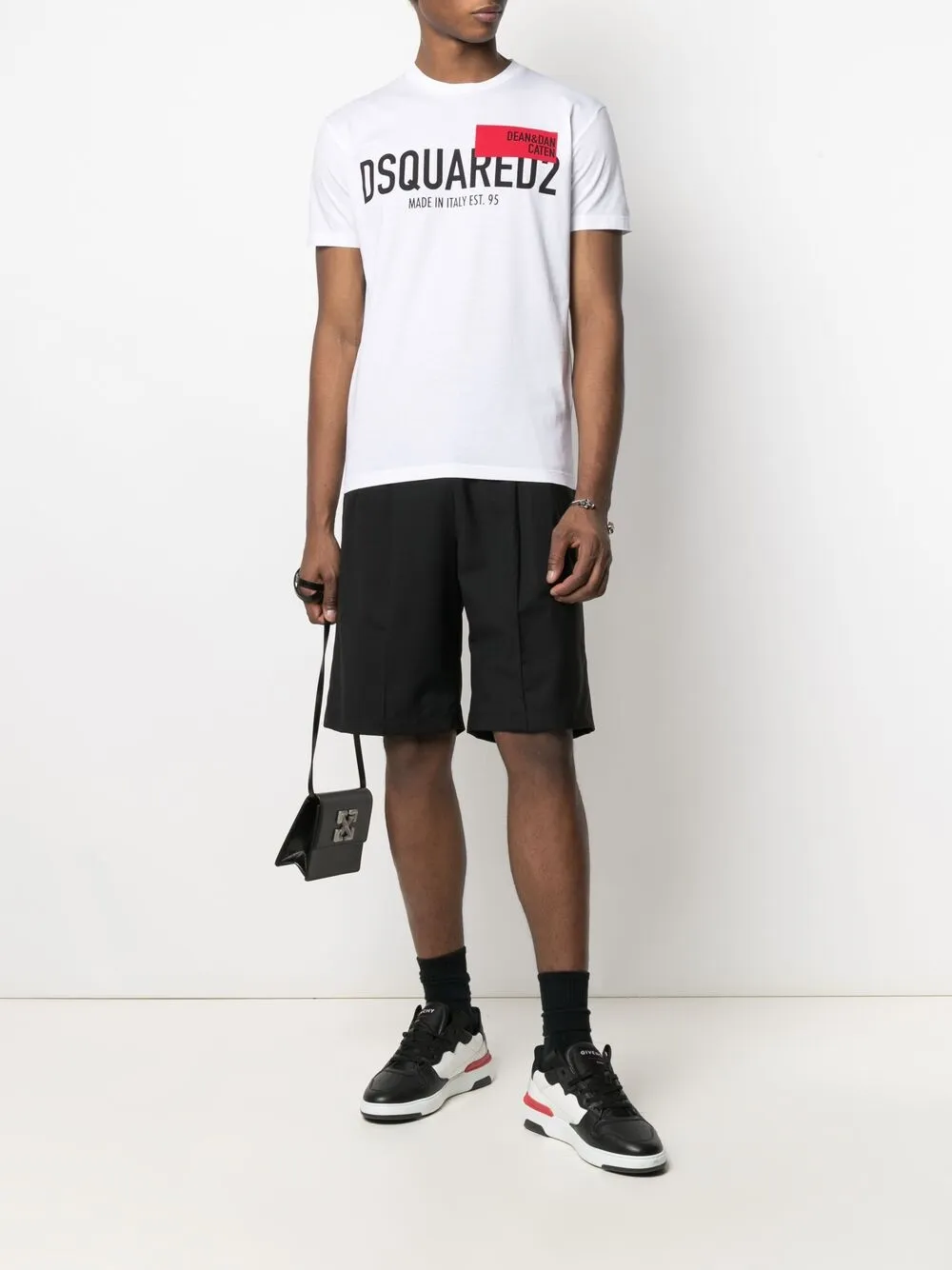 фото Dsquared2 футболка с короткими рукавами и логотипом