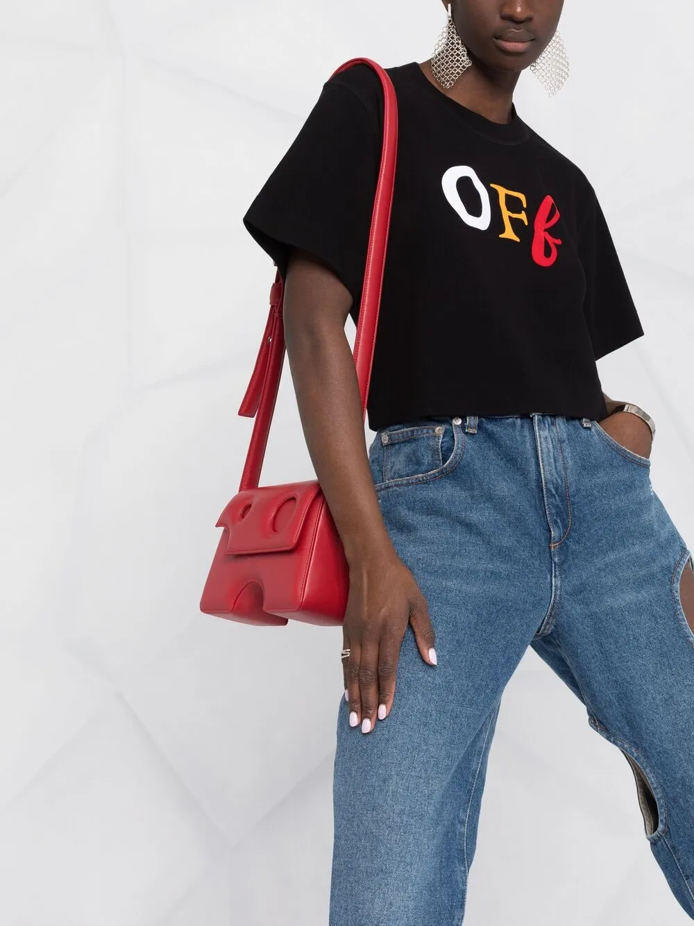 фото Off-white футболка с логотипом