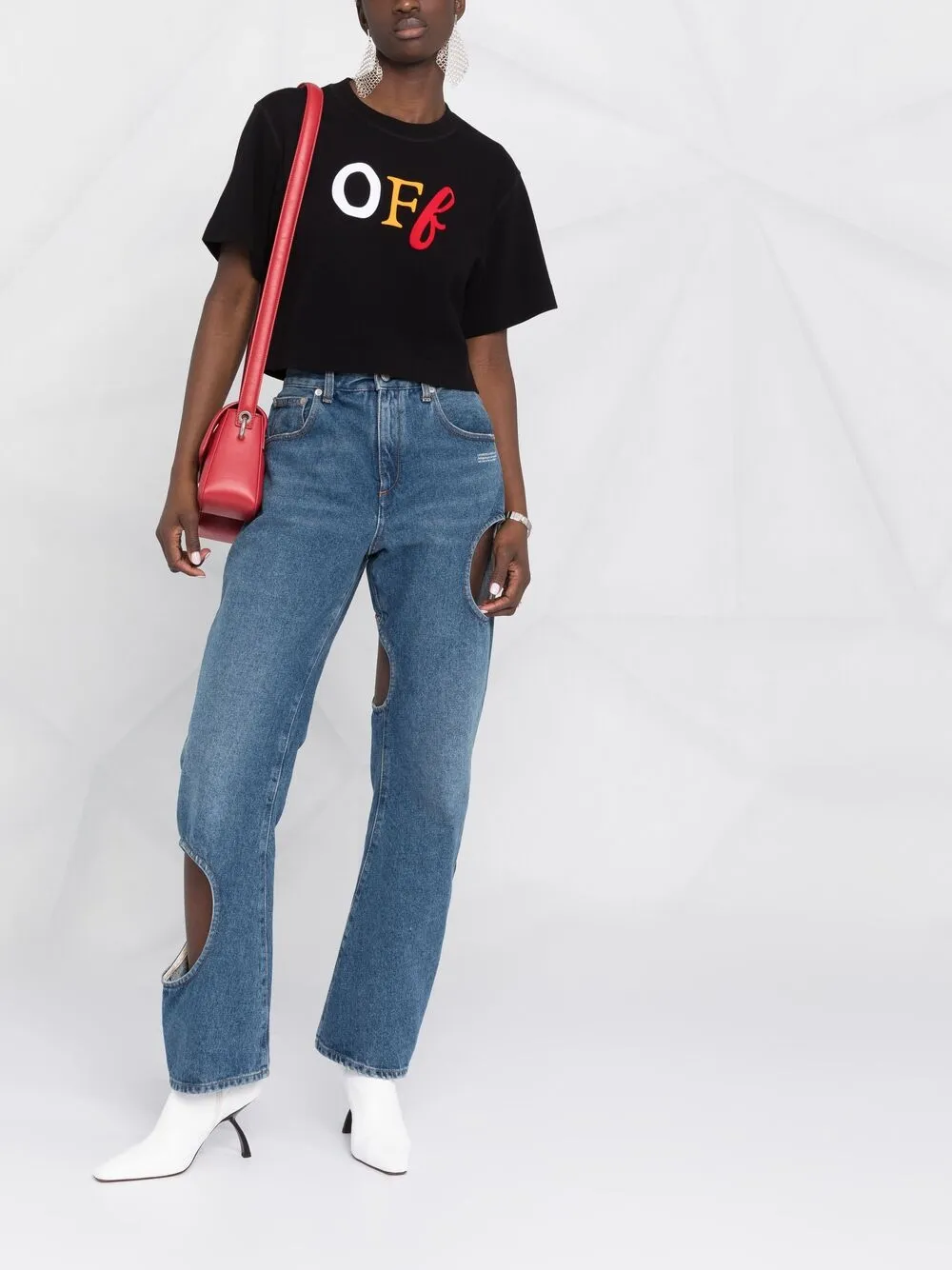 фото Off-white футболка с логотипом