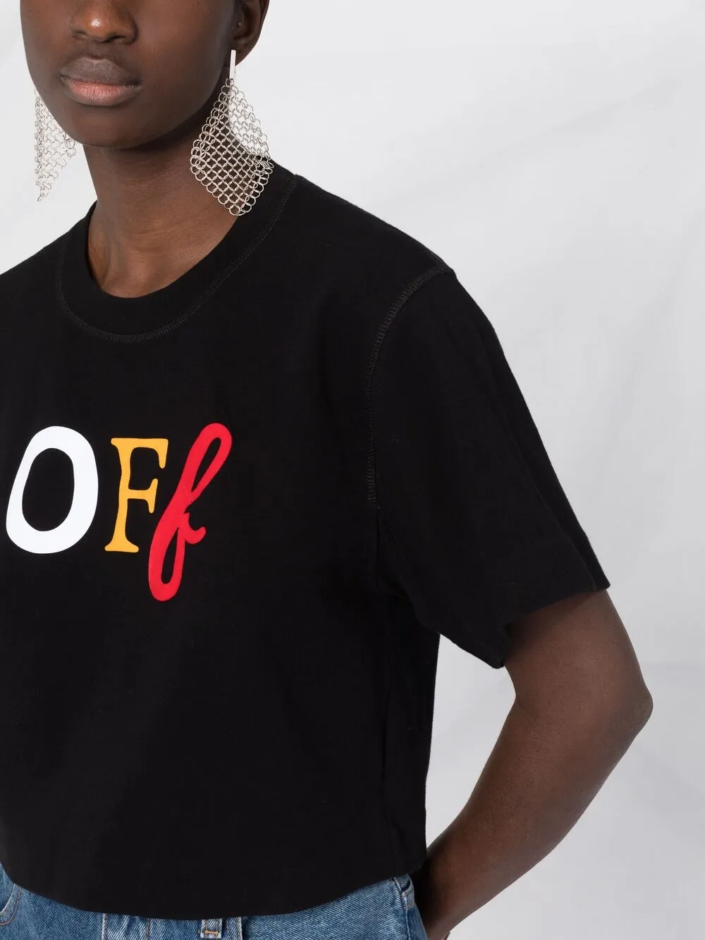 фото Off-white футболка с логотипом