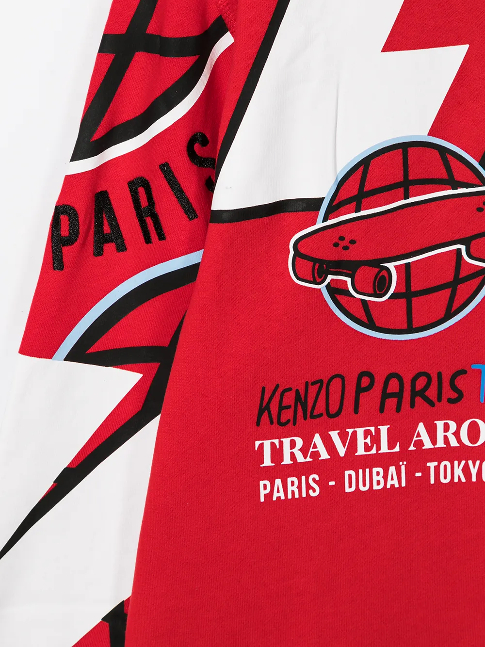 фото Kenzo kids толстовка с вышитым логотипом
