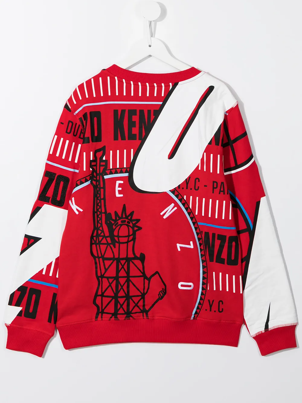 фото Kenzo kids толстовка с вышитым логотипом