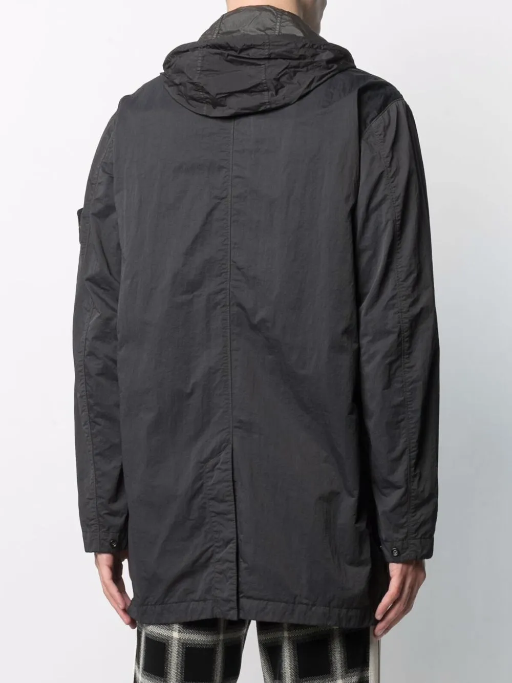 фото Stone island пальто с нашивкой-логотипом